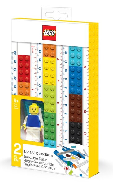 Zložljivo ravnilo z minifigurico LEGO®, 30 cm