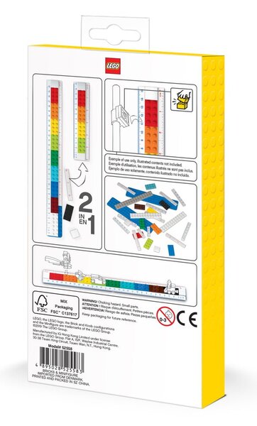 Zložljivo ravnilo z minifigurico LEGO®, 30 cm