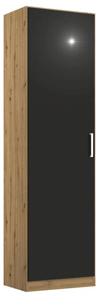 OMARA S KLASIČNIMI VRATI, siva, hrast artisan