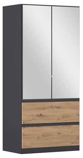 OMARA S KLASIČNIMI VRATI, siva, hrast artisan