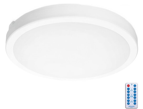 LED Kopalniška stropna svetilka s senzorjem NAIROS LED/36W/230V IP65 bela + Daljinski upravljalnik