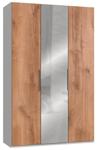 OMARA S KLASIČNIMI VRATI, bela, barve hrasta, barve aluminija