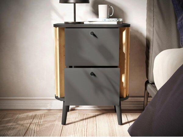 Premium Living Nočna Omarica Pure, Siva