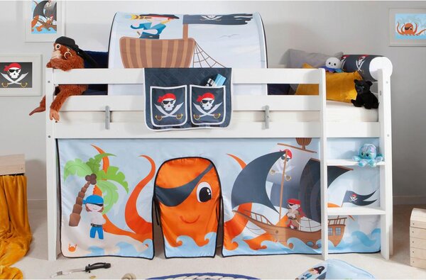 Livetastic Pograd Malte, Bela, Pravi Les, 90x200cm
