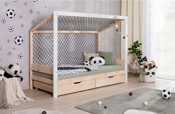 Livetastic Postelja Soccer, 90x200cm, 1x Letveno Dno, Brez Vzmetnice