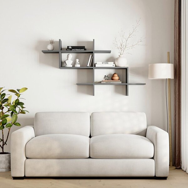 Livetastic Stenski Regal Halic, Antracit