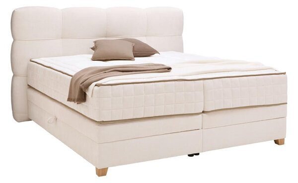 Premium Living Postelja Boxspring Bianco, Bež, 160x200