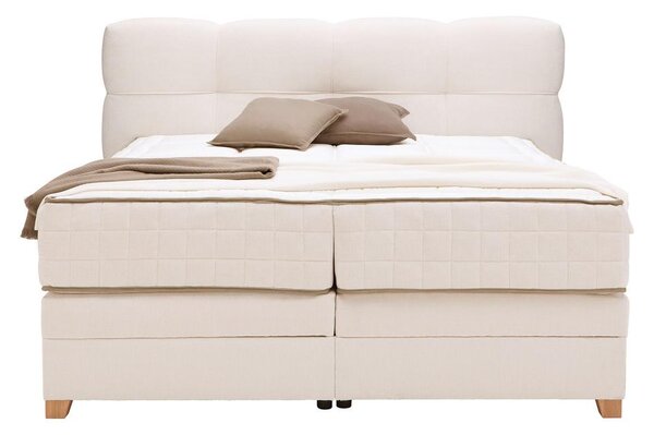 Premium Living Postelja Boxspring Bianco, Bež, 160x200