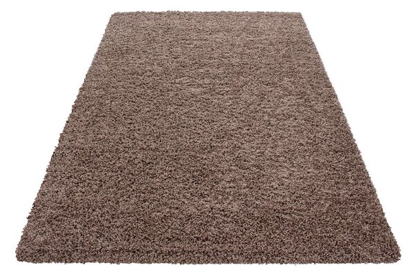 PREPROGA Z VISOKIM FLOROM Life 1500 160/230 cm tkano svetlo rjava