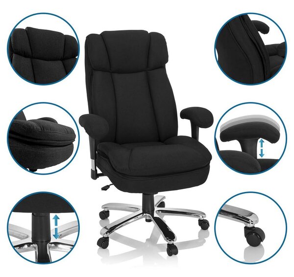 MID.YOU Pisarniški Stol Builder Xxl I, Črna