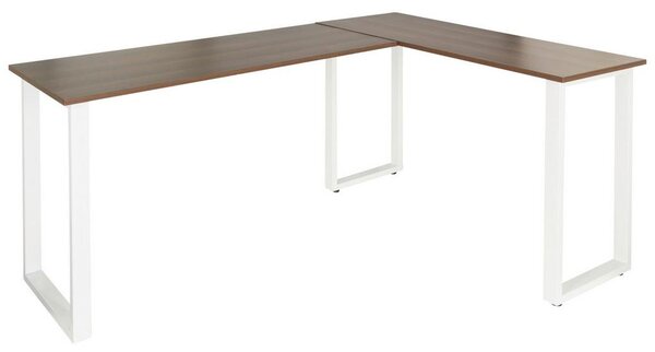 MID.YOU Kotna Pisalna Miza Workspace Basic I, Barva Oreha, Bela