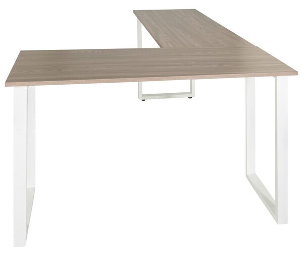 MID.YOU Kotna Pisalna Miza Workspace Basic I, Siva, Bela
