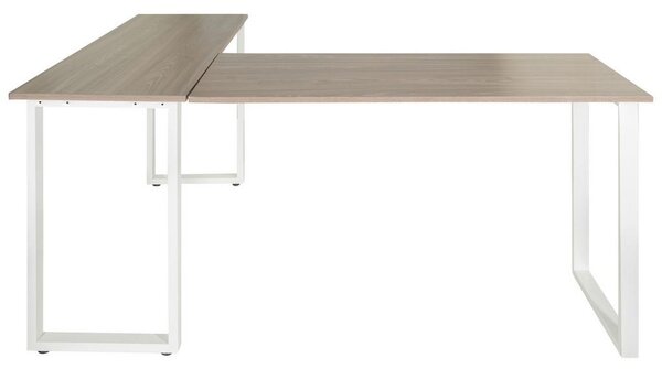MID.YOU Kotna Pisalna Miza Workspace Basic I, Siva, Bela