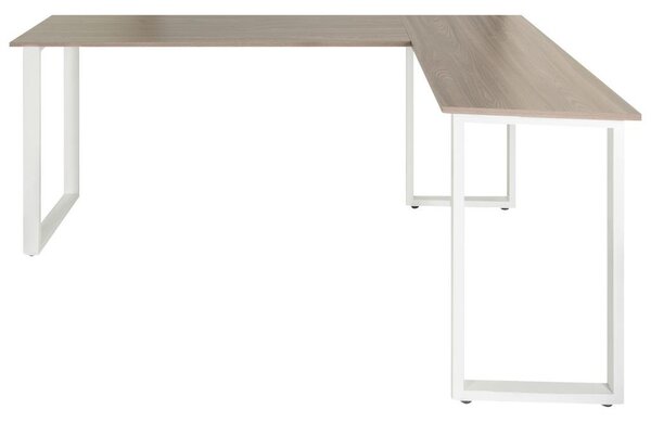 MID.YOU Kotna Pisalna Miza Workspace Basic I, Siva, Bela