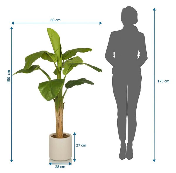 MID.YOU Umetna Rastlina Banana I