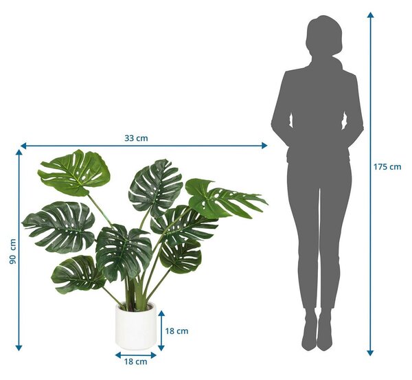 MID.YOU Umetna Rastlina Monstera I