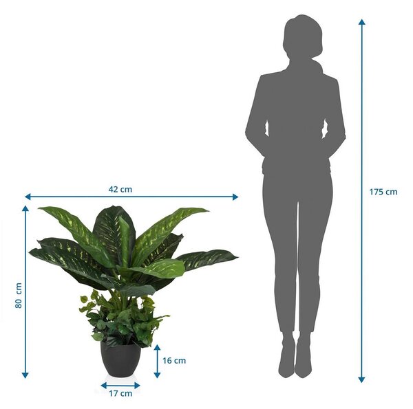 MID.YOU Umetna Rastlina Diefenbachia