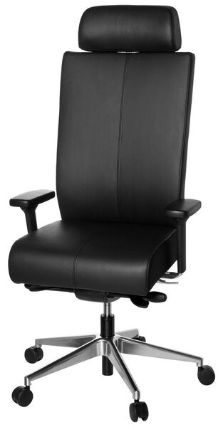 MID.YOU Pisarniški Stol Pro-tec Xxl, Črna