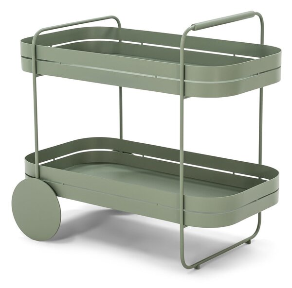 Kovinski servirni voziček na kolesih 74x42 cm Gin & Trolley – Spinder Design