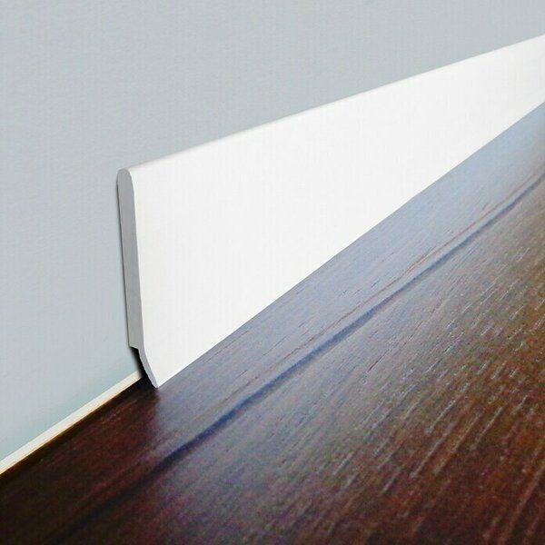 LOGOCLIC Pokrivna letev (250 cm x 30 mm x 2,5 mm, Bele barve)