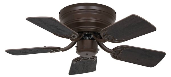 Stropni ventilator Classic Flat III bronz Ø 75 cm