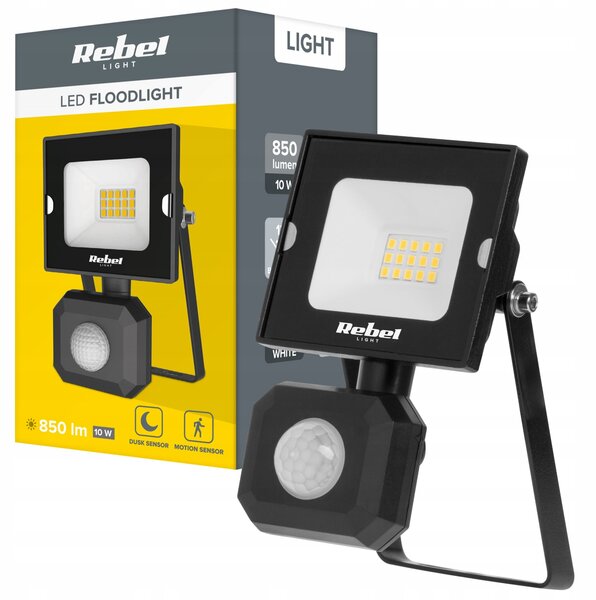 10W zunanji LED reflektor črn 4000K IP44 s senzorjem gibanja - 1463309 - https://eprel.ec.europa.eu/fiches/lightsources/Fiche_1463309_SL.pdf