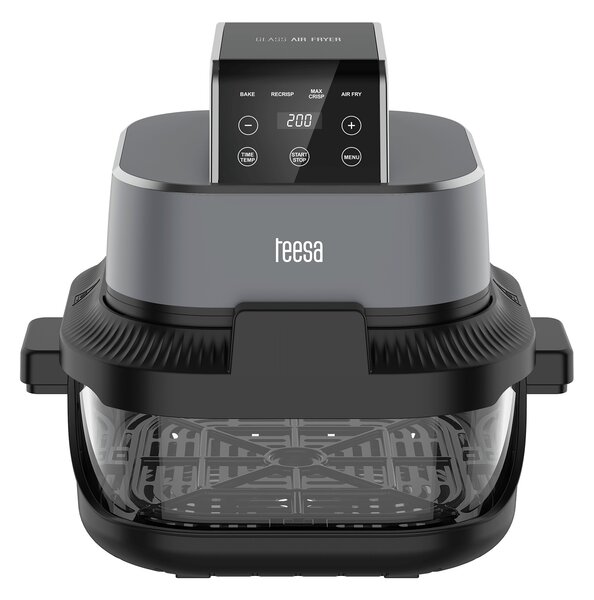 2v1 1500W LCD touch halogenska konvekcijska pečica na vroči zrak 4L in 1.5L