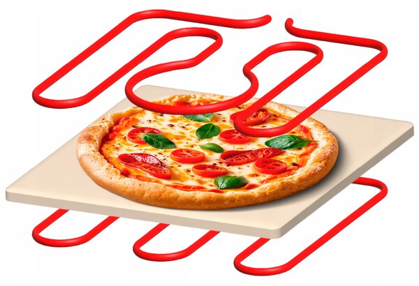 2200W LCD kamnita pečica za pico do 450°C 6 programov SUPREME ELITE