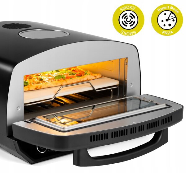 2200W LCD kamnita pečica za pico do 450°C 6 programov SUPREME ELITE