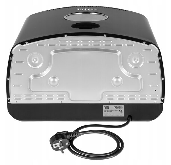 2200W LCD kamnita pečica za pico do 450°C 6 programov SUPREME ELITE