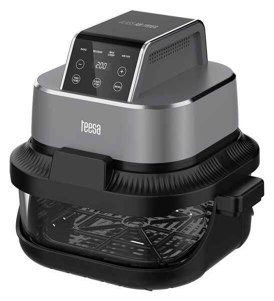 2v1 1500W LCD touch halogenska konvekcijska pečica na vroči zrak 4L in 1.5L