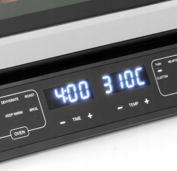 2200W LCD kamnita pečica za pico do 450°C 6 programov SUPREME ELITE