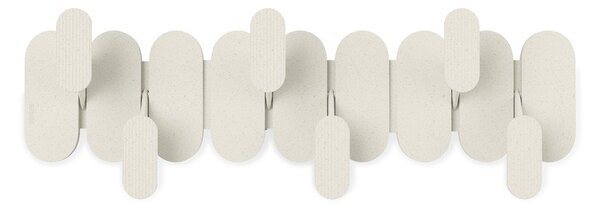 Bež jeklen stenski obešalnik 16 cm Tempo – Umbra