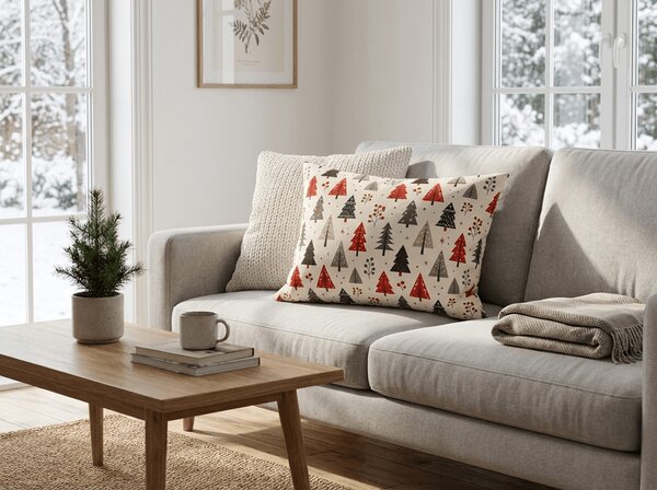 Prevleka za vzglavnik iz mikrovlaken MERRY TREE 50x70 cm, barvna