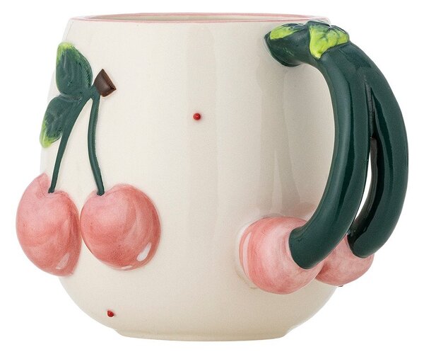 Kremno bela keramična skodelica 420 ml Berrie – Bloomingville