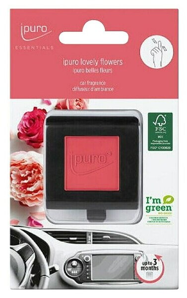 Ipuro Essentials Osvežilec zraka Lovely Flowers (Primerno za: Avtomobili, 1 kos)