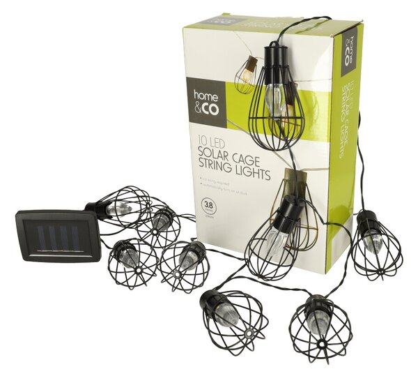 Solarne LED lučke za vrt in teraso 10 LED - loft - Rojstni dan