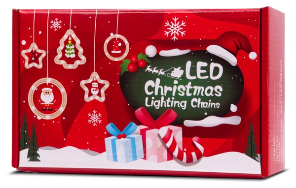 LED božična zavesa 3 m – božična drevesca - Božič