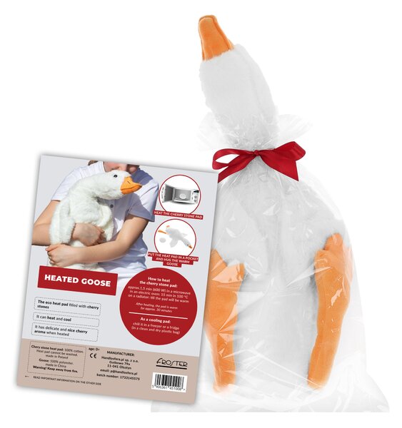Grelna gos Pipa – mehka plišasta blazina (XL 90 cm) - Froster - Baby shower - Božič - Krst