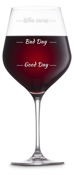 Komplet za vino z dvema kozarcema – Who cares - diVinto - Baby shower - Božič - Poroka