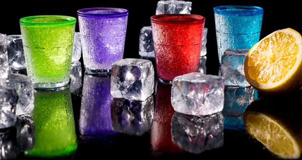 Kozarčki za ledene šote – 4 barve set - Froster - Dekliščina - Božič - Za 30 let
