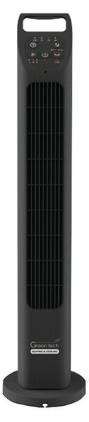 Green Tech Stolpični ventilator TST08-A1-BK (Črna, 78,5 cm)