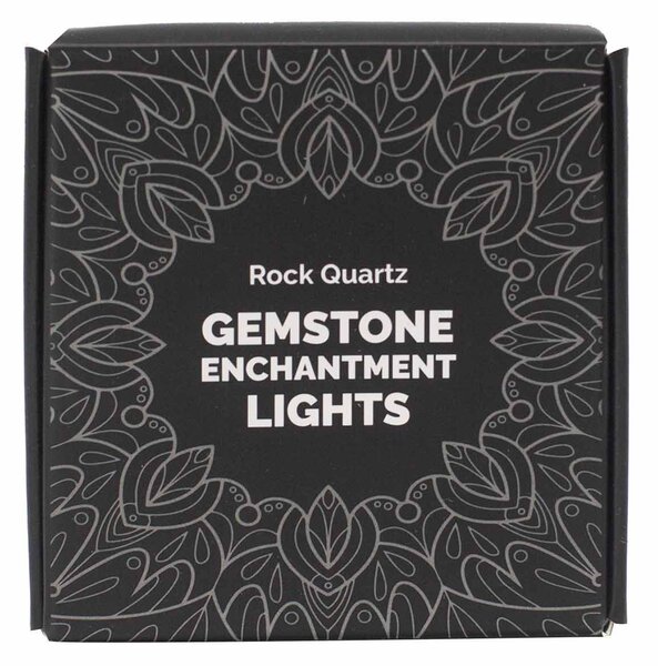 Kristalne čarobne lučke – Kamena strela - Gemstone, led lights - Home warming - Božič