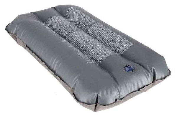 Napihljiv potovalni vzglavnik velur siv 42 cm - Poletni hiti