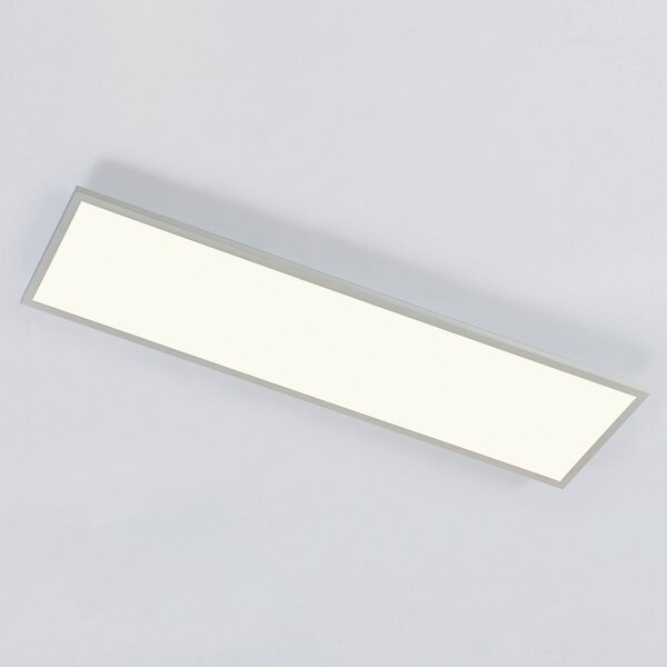 Arcchio LED panel Philia, CCT, 120 cm, 30 W, zatemnjen, Bela, Dnevna soba / jedilnica, Plastika, Sodobni