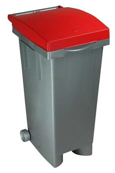 Standardni koš za odpadke (80 l, Rdeča)