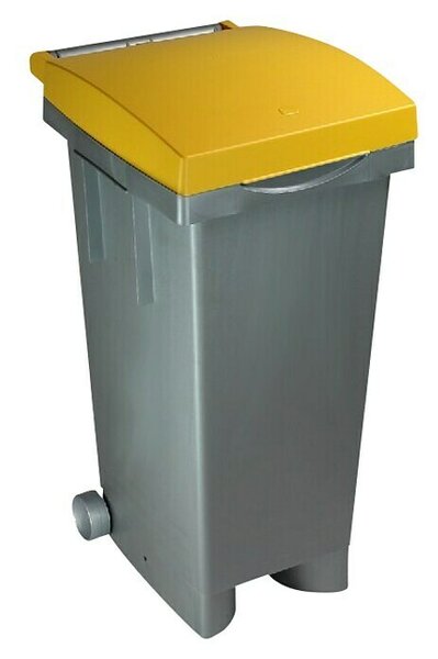 Standardni koš za odpadke (80 l, Rumena)
