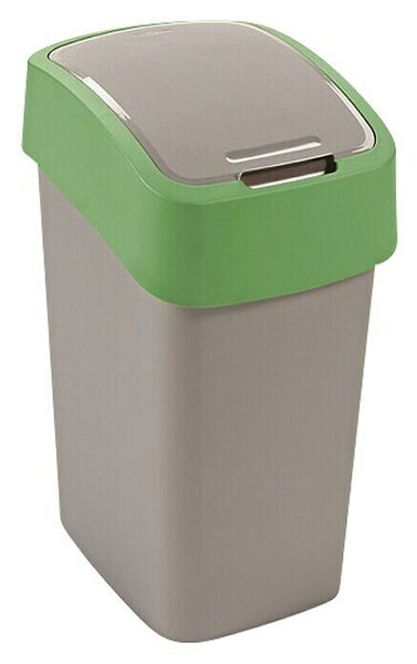 Curver Koš za smeti (10 l, Plastika, Zelena)