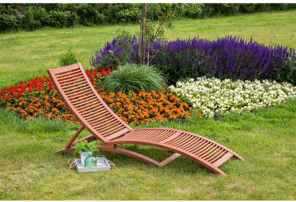 Gardenson Vrtni Ležalnik Cuba, Siva, Z Blazino