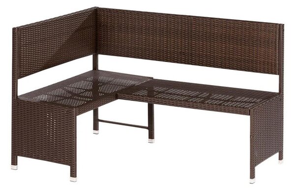 Gardenson Vrtni Set Lambada, Temno Rjava, Z Blazino, 2-Delni